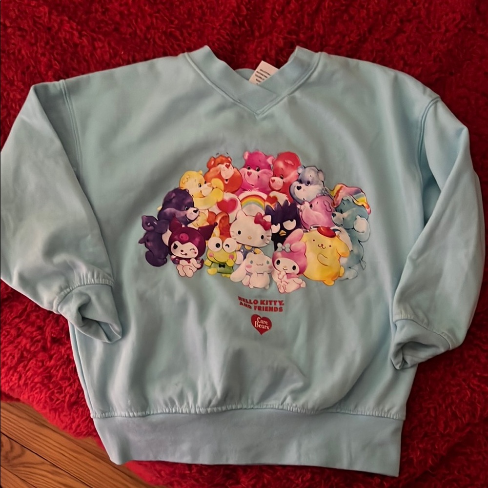 Hello Kitty and Friends Blue Graphic Top